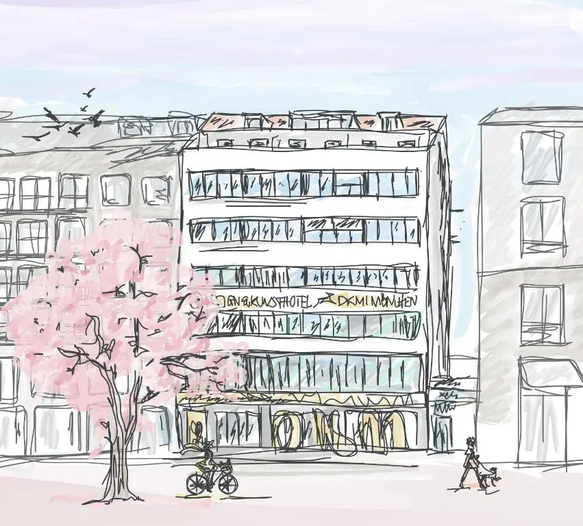 Zeichnung_Designhotel_Muenchen
