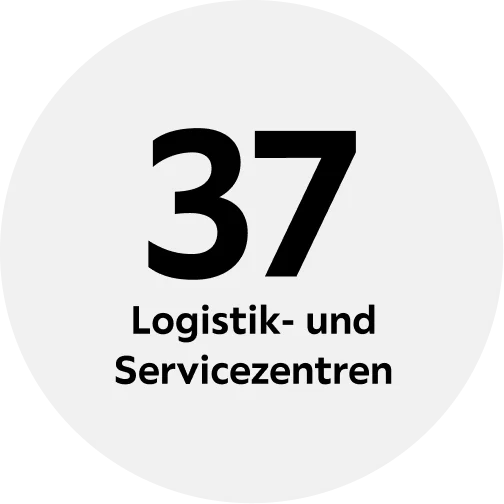 Objekt.de hat 37 leistungsstarke Logistik- und Servicezentren in Deutschland